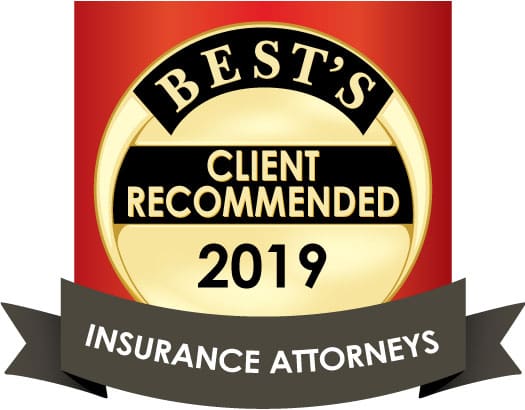 AM Best Client Recommended Insurance Attorneys Badge