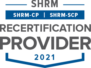 SHRM Recertification Provider Seal 2021