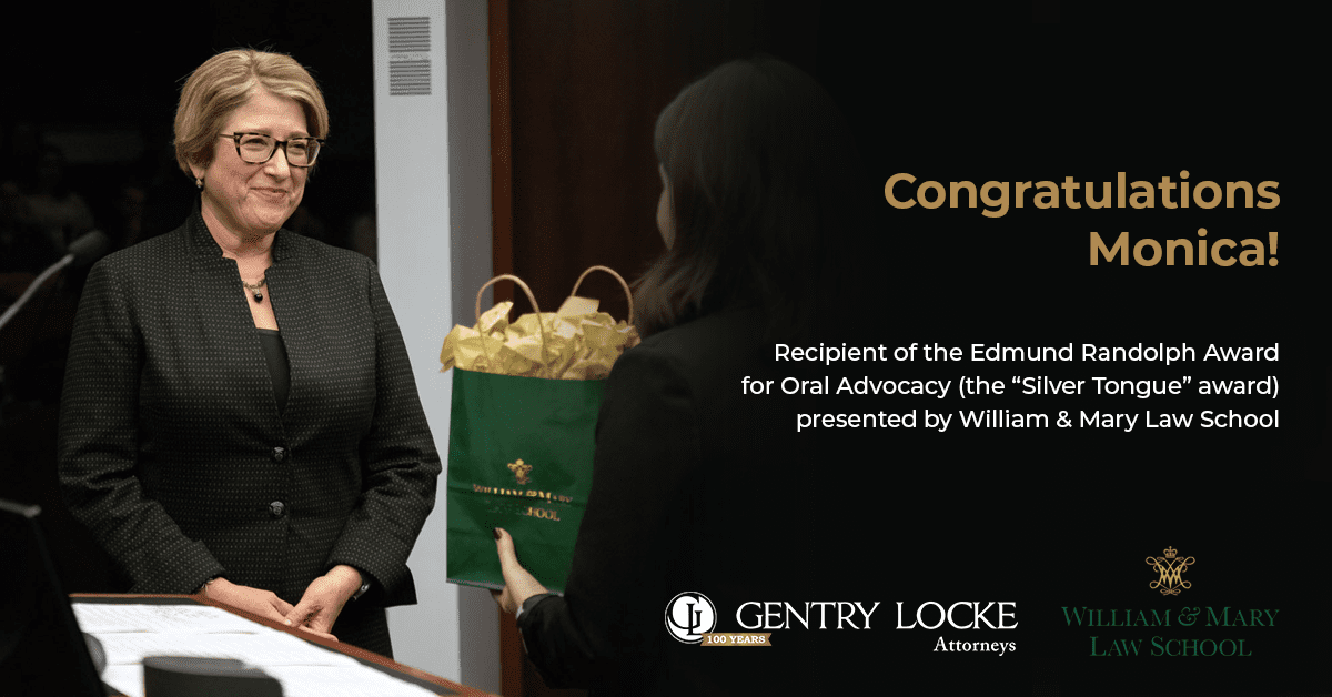 Monica T. Monday Presented with “Silver Tongue Award”