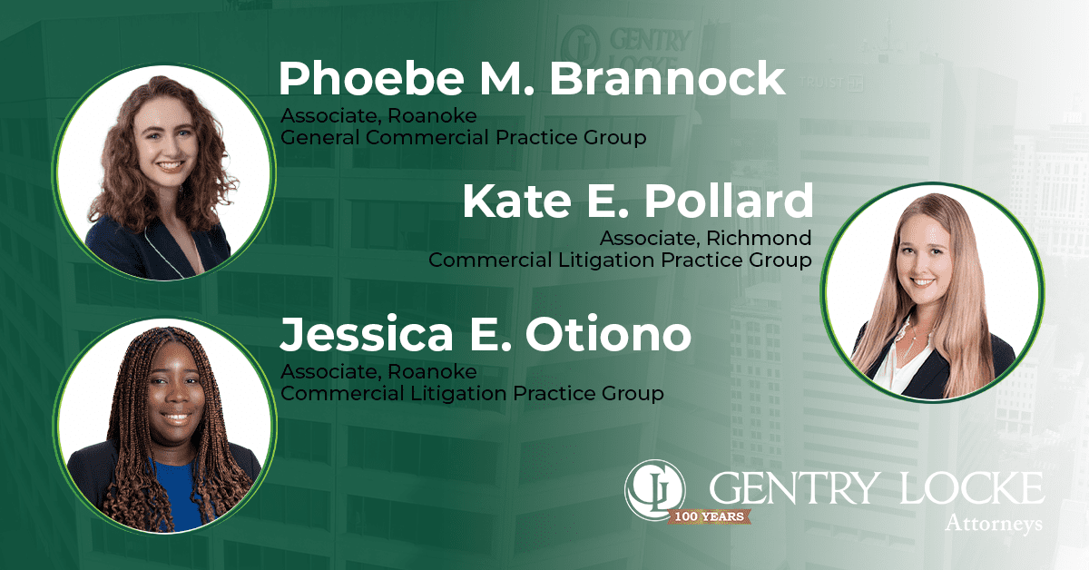 Three New Associates