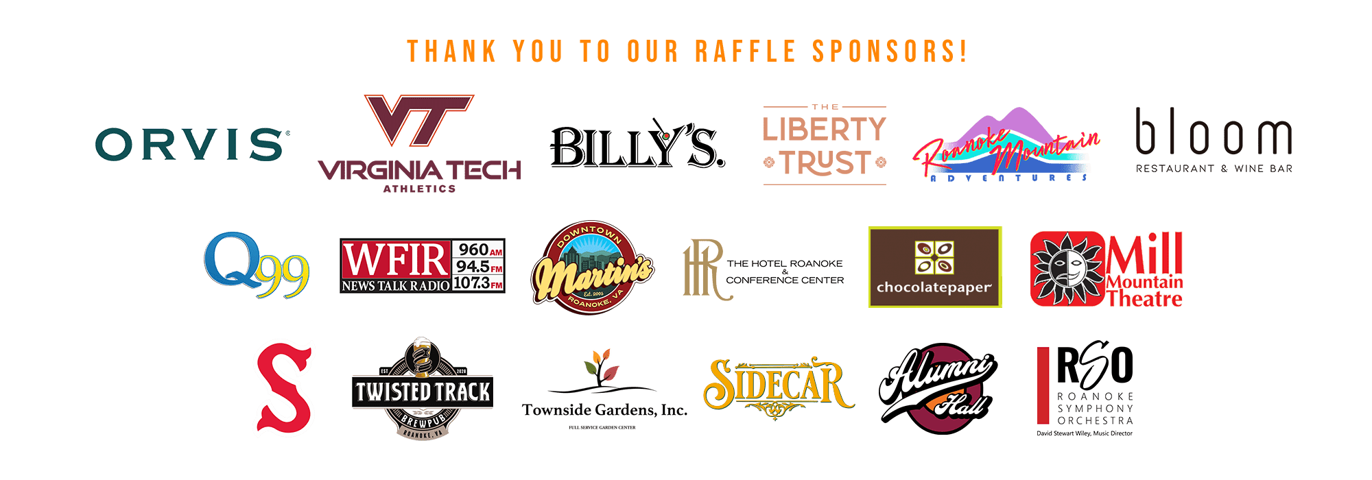 Raffle Sponsors