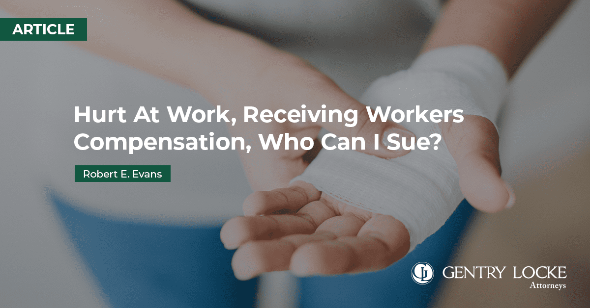 Hurt at Work Article
