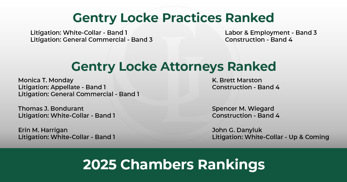 2025 Chambers Rankings